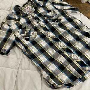 Machine button up.